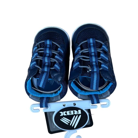 RBX Infant Crib Soft Sneakers Baby Size 3 in Navy Blue New With Tags! - Picture 4 of 6